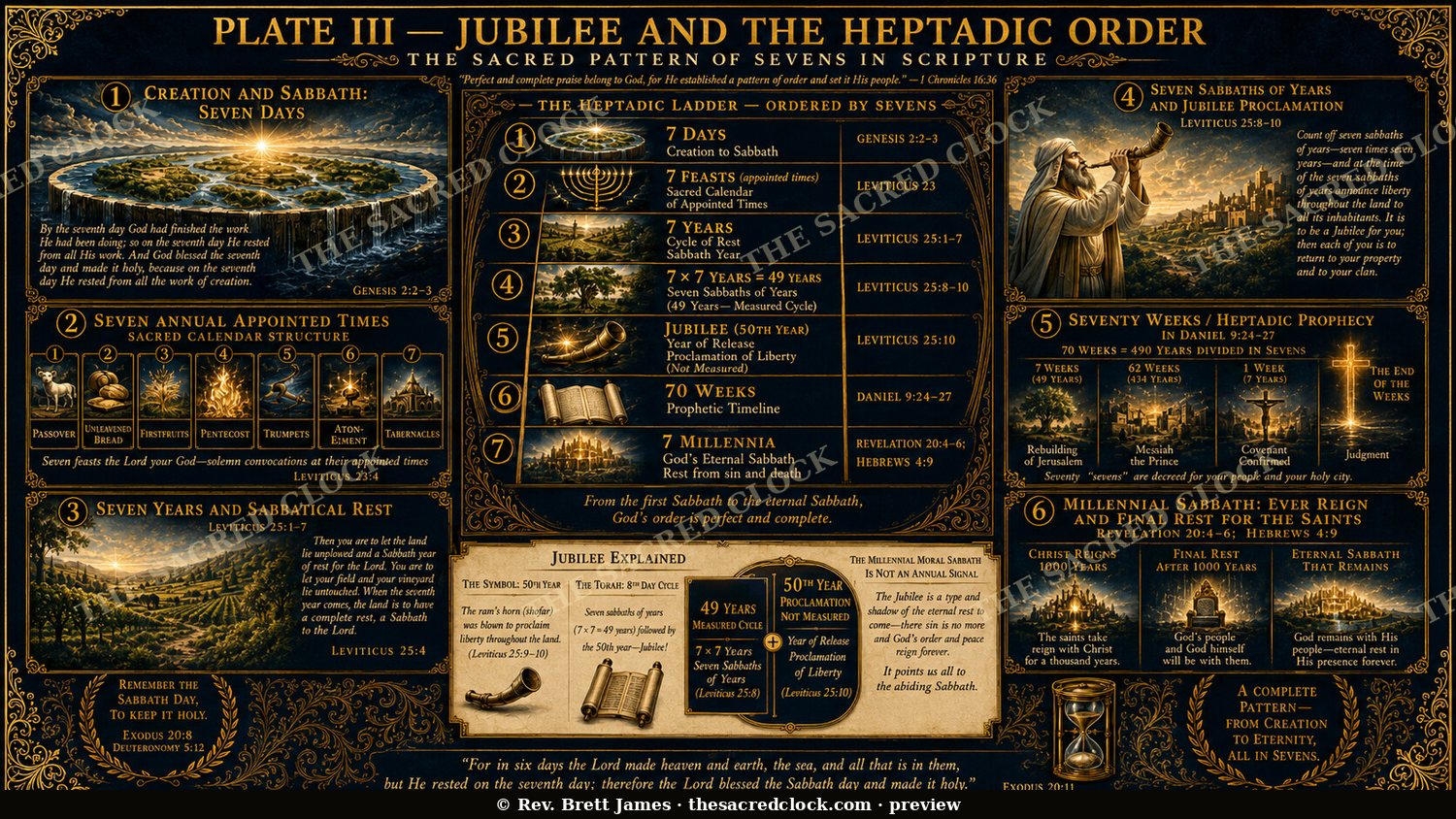 Plate III — Jubilee and the Heptadic Order