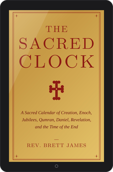 The Sacred Clock eBook on an e-reader